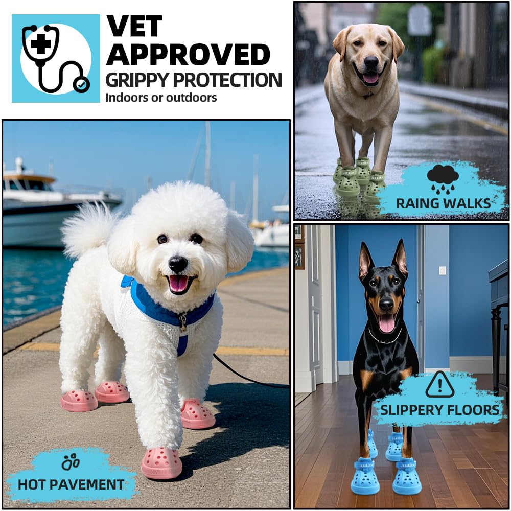 Amazon.co.jp: JZXOIVA ホット舗装用ドッグシューズ、中型犬用犬用